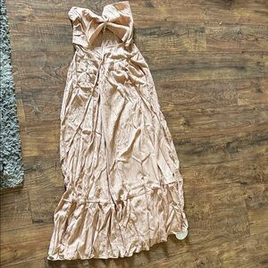 SHEIN Peach Womens Casual Dress